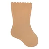 Rayher Papier Weihnachtsstrümpfe 6 Stück uni natur weiß 28x18cm