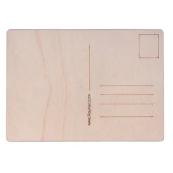 Rayher Postkarte aus Holz 2 Stück 14,8x10,5x0,3cm