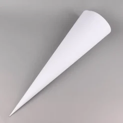 Rayher Schultüten Rohling weiß 70cm