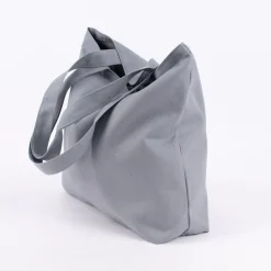 Rayher Stoff Shopper blanko mausgrau 46x35cm