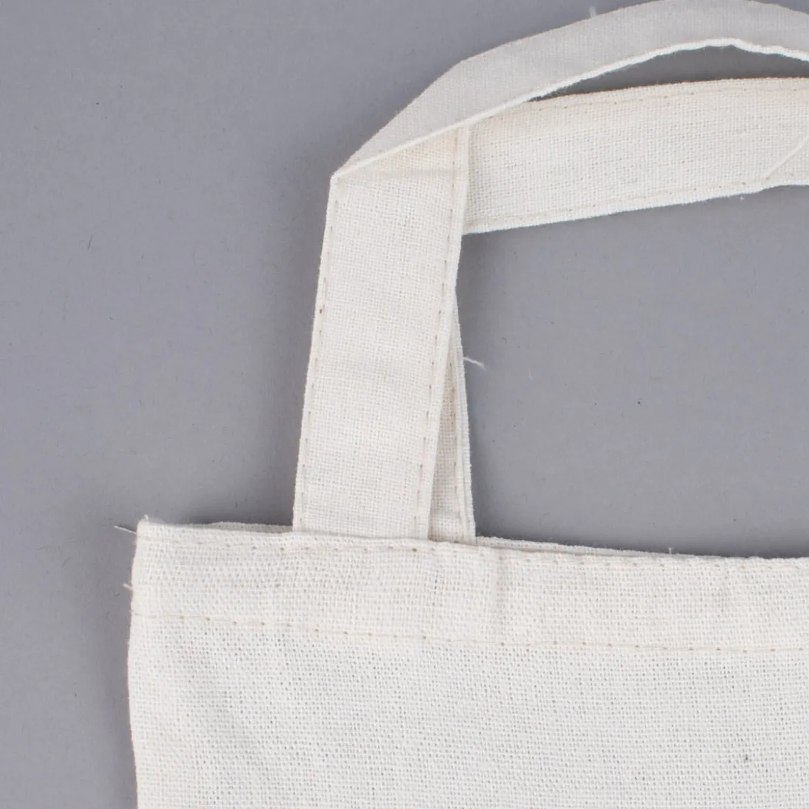 Rayher Stoff Tasche mit Lama Druck zum ausmalen natur 20x25cm