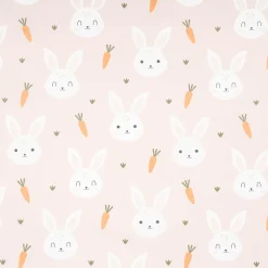 Regenjackenstoff Aqua Protect wasserdicht soft Hase Karotten rosa 145cm Breite