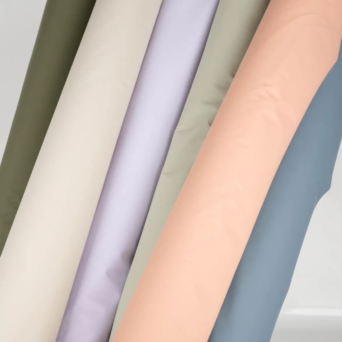 Regenjackenstoff wasserdicht soft uni peach 145cm Breite