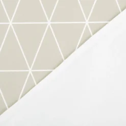 Regenjackenstoff wasserdicht soft Dreiecke grün 145cm Breite