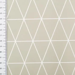 Regenjackenstoff wasserdicht soft Dreiecke grün 145cm Breite