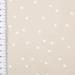 Regenjackenstoff wasserdicht soft Punkte beige 145cm Breite