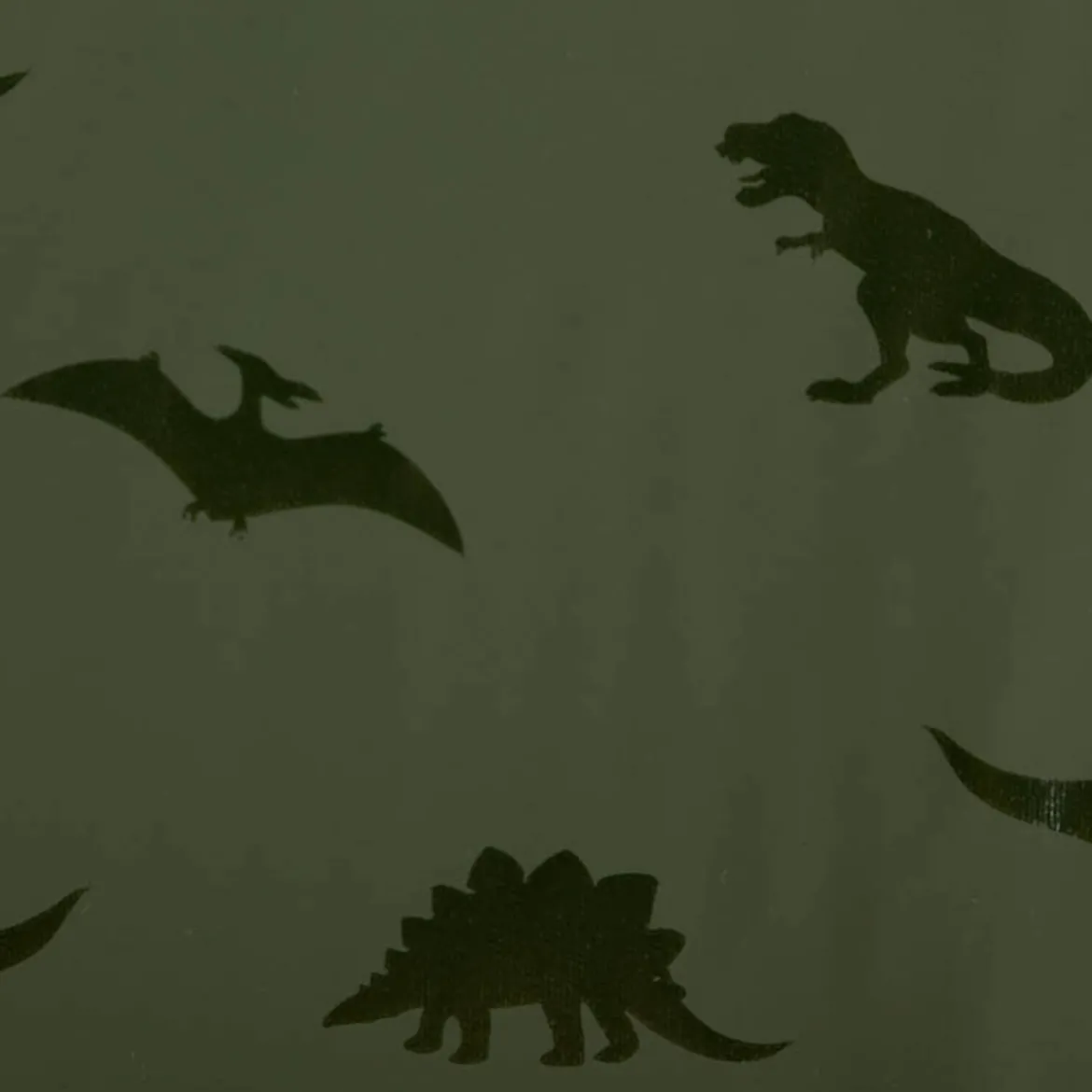 Regenjackenstoff wasserdicht soft Dinosaurier grün 147cm Breite
