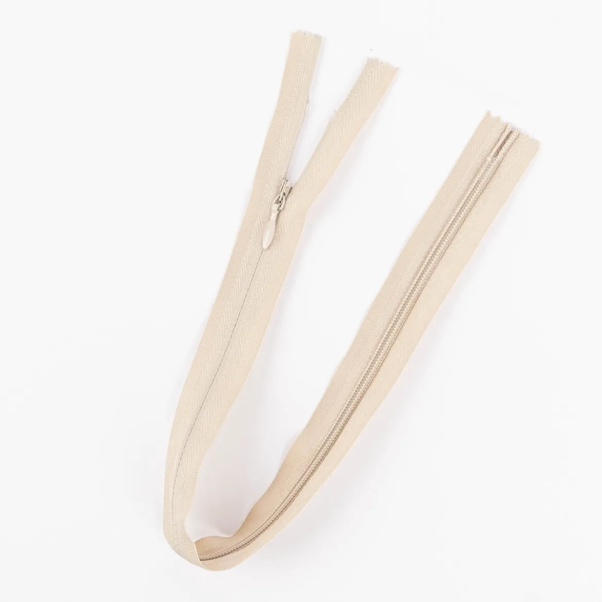 Reißverschluss für Kissen ecru 35cm