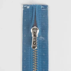 Reißverschluss M1 Typ 5 HReißverschluss 18 cm si-fb Fla azurblau