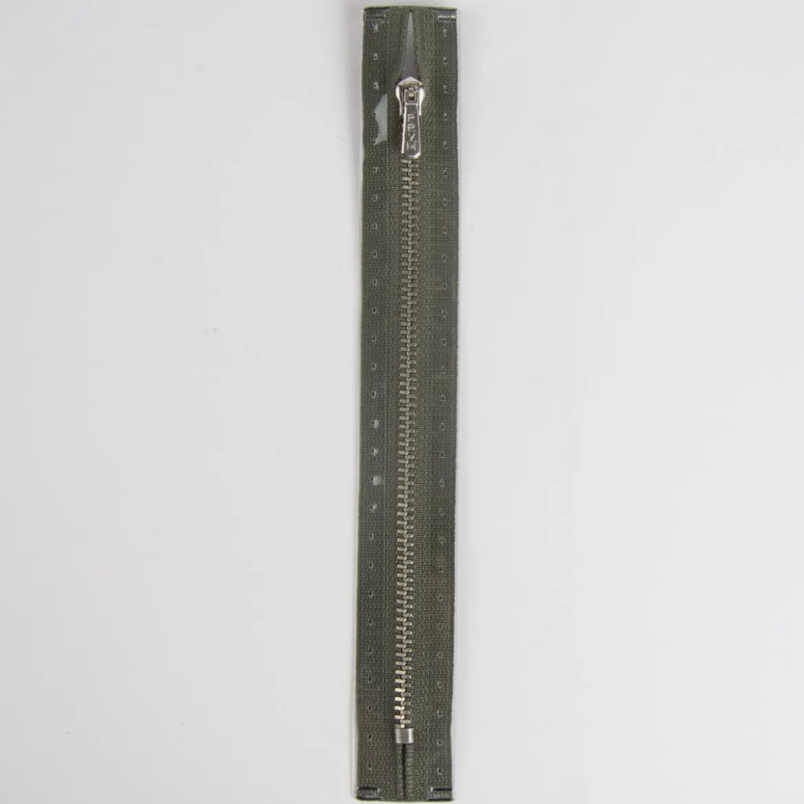 Reißverschluss M1 Typ 5 SSP 14 cm si-fb Fla d-grau