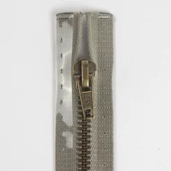 Reißverschluss M6 Typ 10 ut 18 cm am-fb Fla m-grau