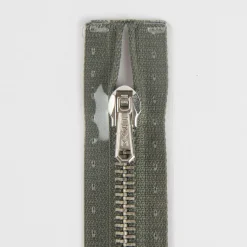 Reißverschluss M2 Typ 10 ut 16 cm si-fb Fla d-grau