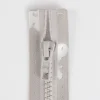 Reißverschluss S4 Profil tb 80 cm Fla si-grau