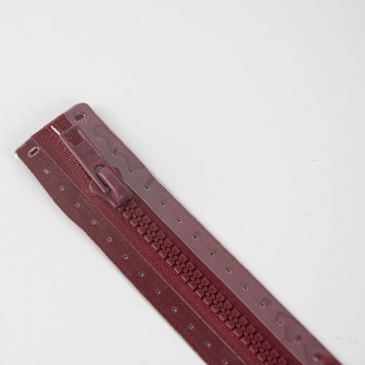 Reißverschluss S4 Profil tb 50 cm Fla burgund