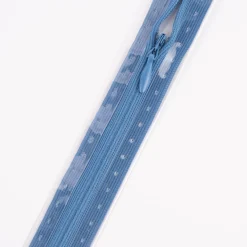 Reißverschluss S6 Typ 0 unsichtbar 60 cm si. Fla azurblau