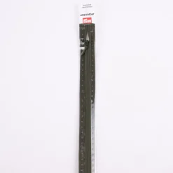 Reißverschluss S6 Typ 0 unsichtbar 60 cm si. Fla braunoliv