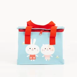 Rex London Isolierte Tasche Lottie and Friends für Snacks und Lunch hellblau