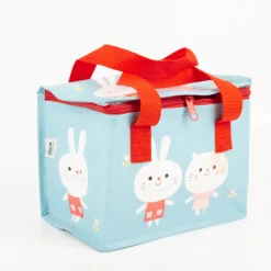 Rex London Isolierte Tasche Lottie and Friends für Snacks und Lunch hellblau