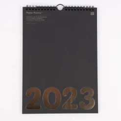 Rico Design Bastelkalender 2023 schwarz 21x29,7cm