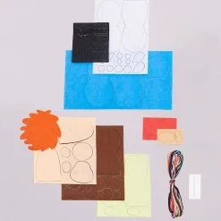 Rico Design Bastelset für Kinder Filz Fingerpuppen Wilde Tiere