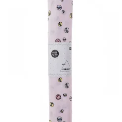 Rico Design Baumwollstoff Stoffabschnitt Murmeln Punkte rosa weiß gelb blau 50x140cm