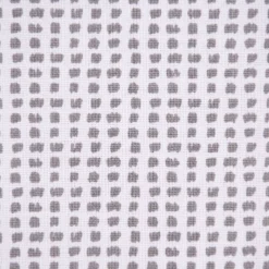 Rico Design Baumwollstoff Stoffabschnitt gestrichelt weiß grau 50x140cm