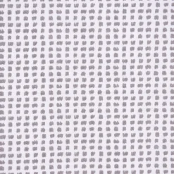 Rico Design Baumwollstoff Stoffabschnitt gestrichelt weiß grau 50x140cm