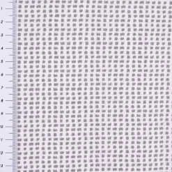 Rico Design Baumwollstoff Stoffabschnitt gestrichelt weiß grau 50x140cm