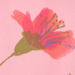 Rico Design Baumwollstoff Stoffabschnitt Aquarellblüten rosa bunt 50x140cm