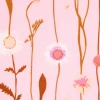 Rico Design Baumwollstoff Wildblumen rosa bunt 1,4m Breite