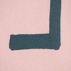 Rico Design beschichtete Baumwolle Stoffabschnitt grafisches Muster rosa lila dunkelgrün 50x140cm