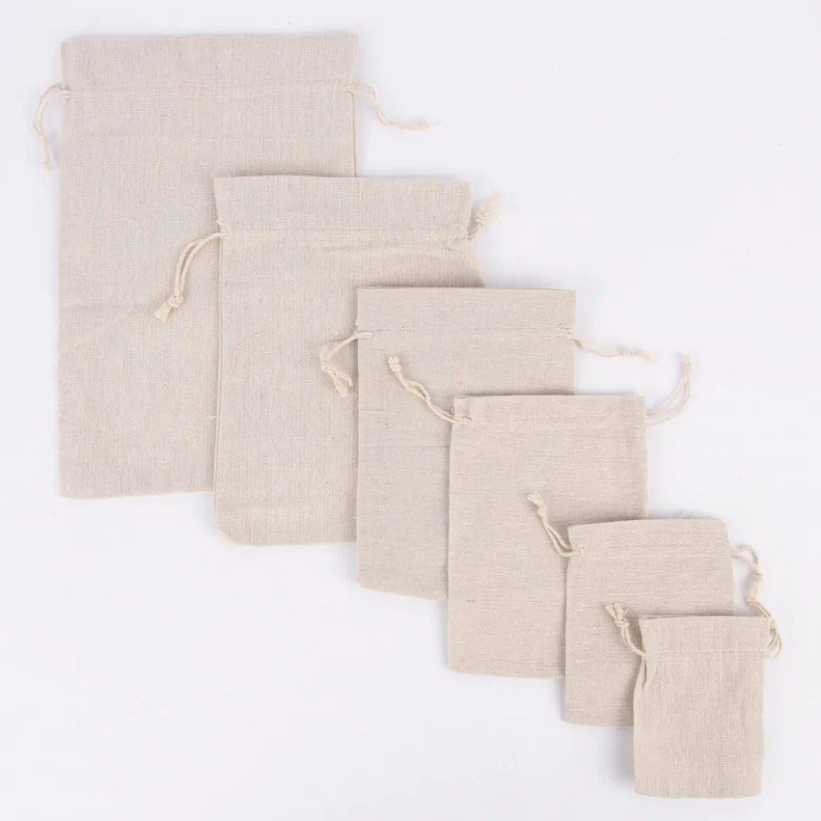 Rico Design Beutel Juteoptik natur 10x13cm