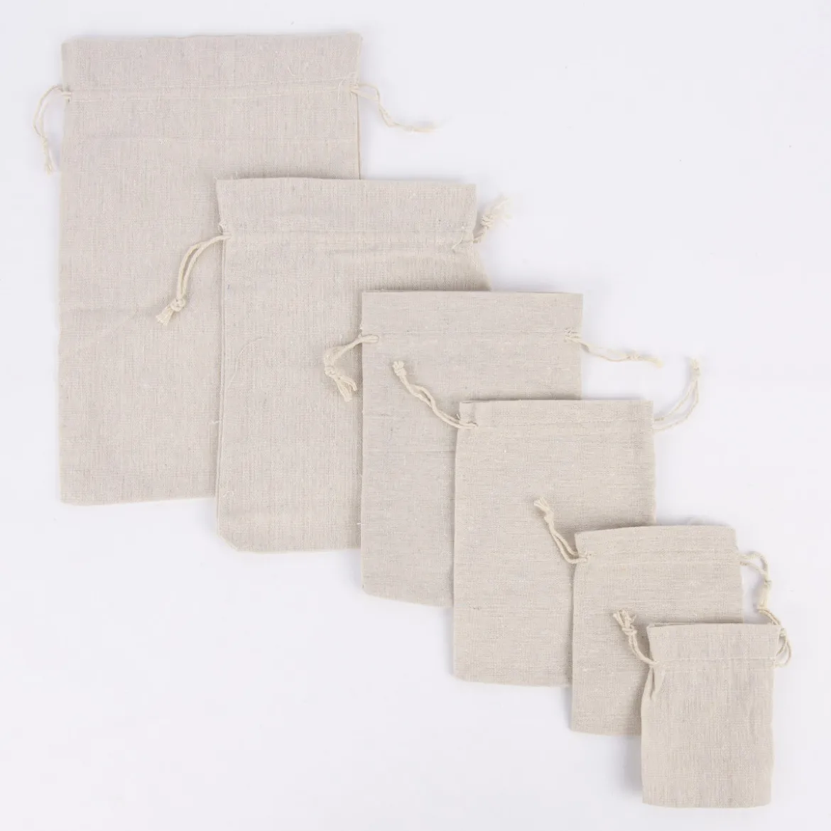 Rico Design Beutel Juteoptik natur 17x23cm