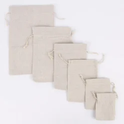 Rico Design Beutel Juteoptik natur 13x39cm