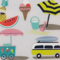 Rico Design Bügelmotivset Sommer 5 Motive bunt