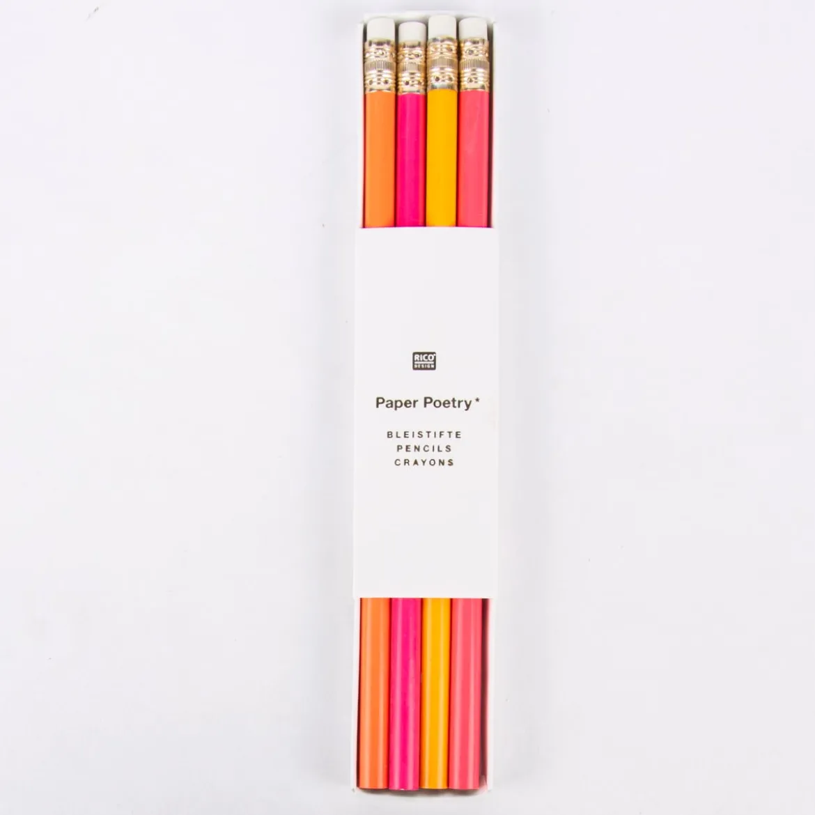 Rico Design Bleistifte Mix Neon 4 Stück