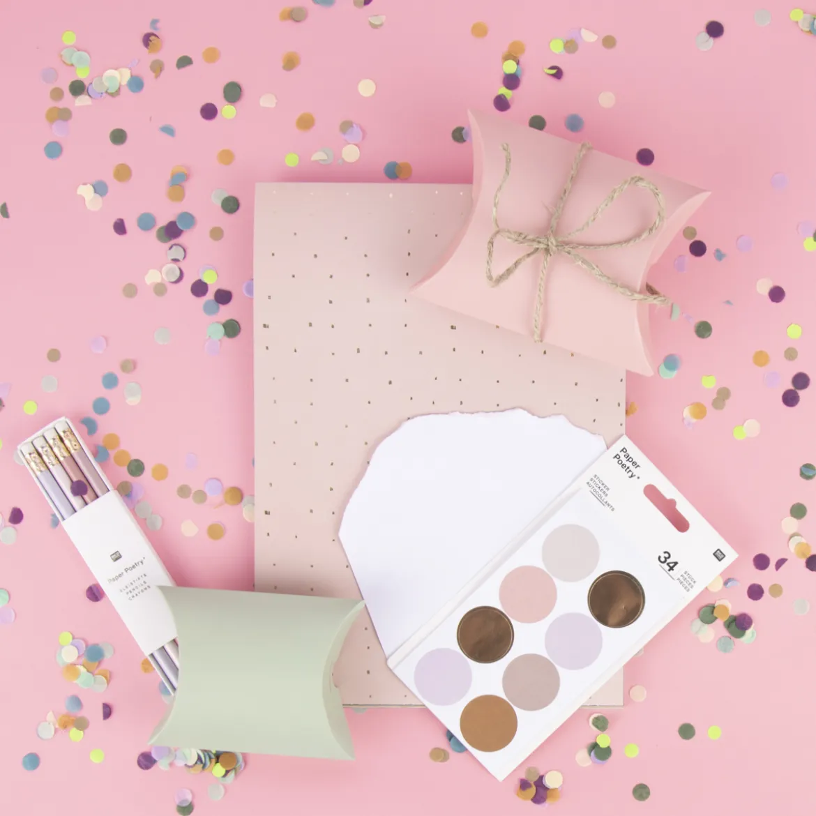 Rico Design Bleistifte Mix Rosa 4 Stück