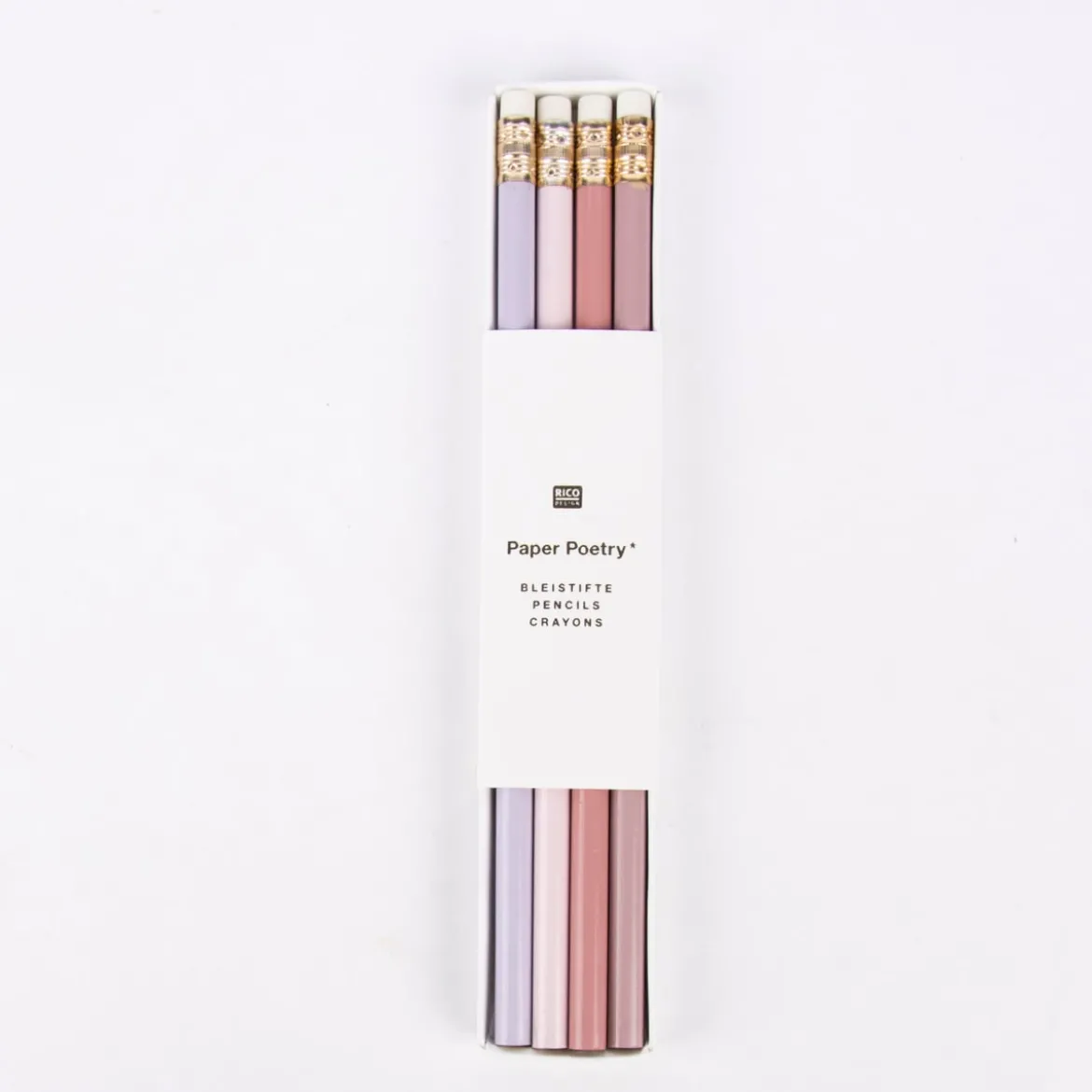 Rico Design Bleistifte Mix Rosa 4 Stück
