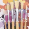 Rico Design Borstenpinsel flach 6er Set No. 1