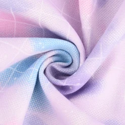 Rico Design Canvas Baumwollstoff Stoffabschnitt Blurry Camouflage lila rosa blau 50x140cm