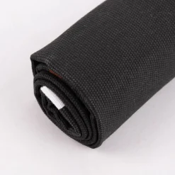 Rico Design Canvas Baumwollstoff Stoffabschnitt Kirschblüten schwarz rosa 50x140cm