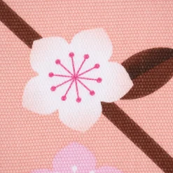 Rico Design Canvas Baumwollstoff Stoffabschnitt Kirschblüten pfirsich rosa 50x140cm