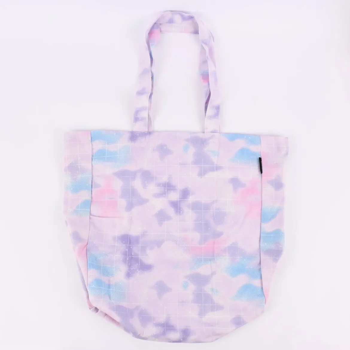 Rico Design Canvasshopper Tasche Blurry Camouflage lila, blau 38x40x13cm