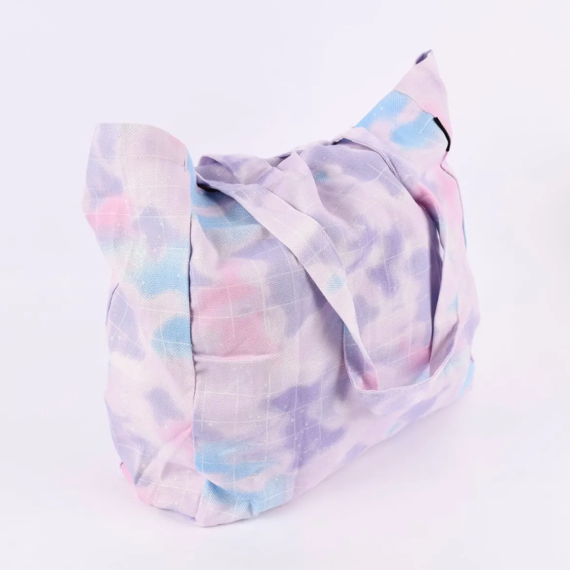 Rico Design Canvasshopper Tasche Blurry Camouflage lila, blau 38x40x13cm