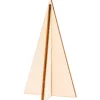 Rico Design 3D Dekohänger Steck-Tannen Holz natur 3 Stück 9x5cm