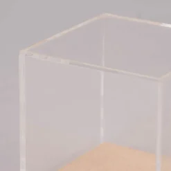 Rico Design Dekohaube Würfel Kunststoff Holz 6x6x6,5cm