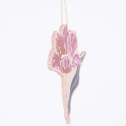 Rico Design Dekohänger Blume dunkelrot rosa 8x10cm