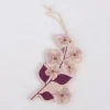 Rico Design Dekohänger Blume mauve rosa 5x10cm