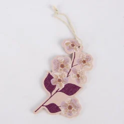 Rico Design Dekohänger Blume mauve rosa 5x10cm