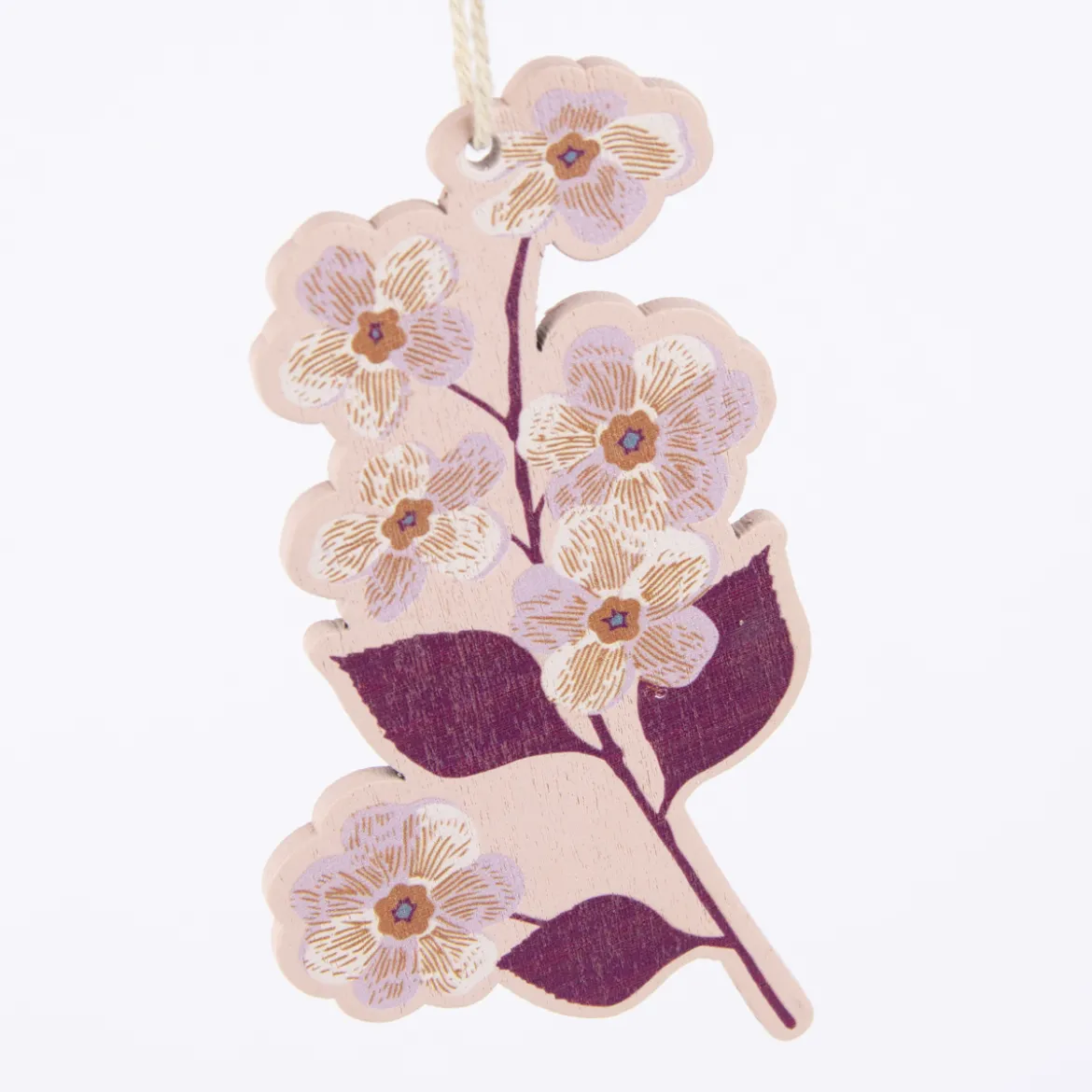 Rico Design Dekohänger Blume mauve rosa 5x10cm